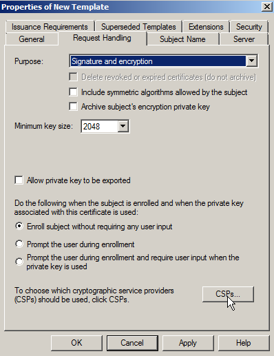 tick the checkbox e mail name note you must save the mail addresses of your users in the corresponding active directory field - Active Directory Certificate Templates tick the checkbox e mail name note you must save the mail addresses of your users in the corresponding active directory field - Active Directory Certificate Templates