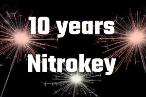 10 years Nitrokey